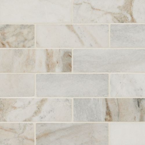 Arabescato Venato White Subway Honed view 1