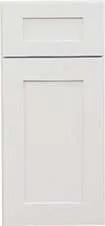 Shaker White by by Sollid Cabinetry