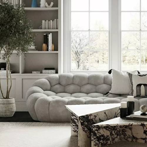 AI generated living room interior by AI Room Visualizer Tool from Surprise Granite
