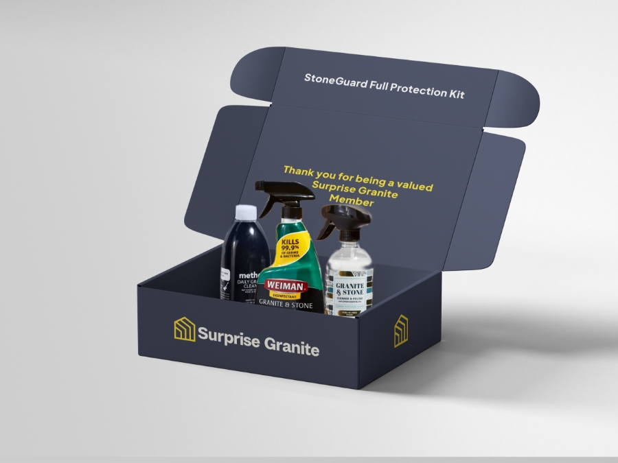 64D3Ad3610E5358E6F891359 Surprise Granite Stone Guard Kit countertop sample