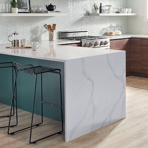 Calacatta Azai Quartz scene 1