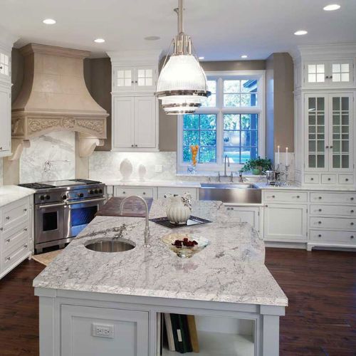 New River White Granite scene 1