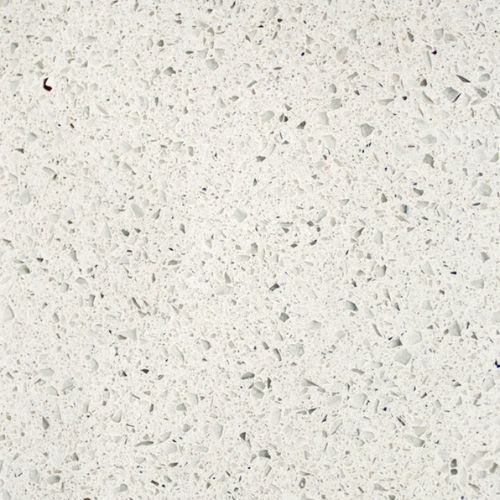 Sparkling White Quartz slab