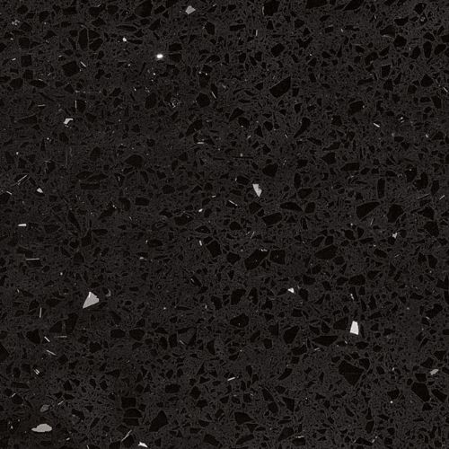 Sparkling Black Quartz slab