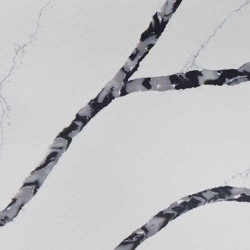 Calacatta Laza Night Quartz slab