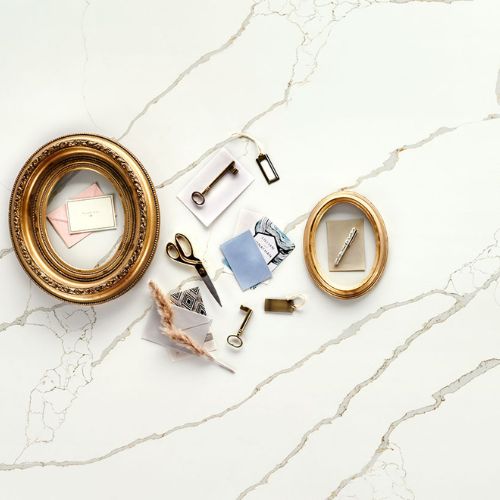 New Calacatta Laza Gold Quartz scene 1