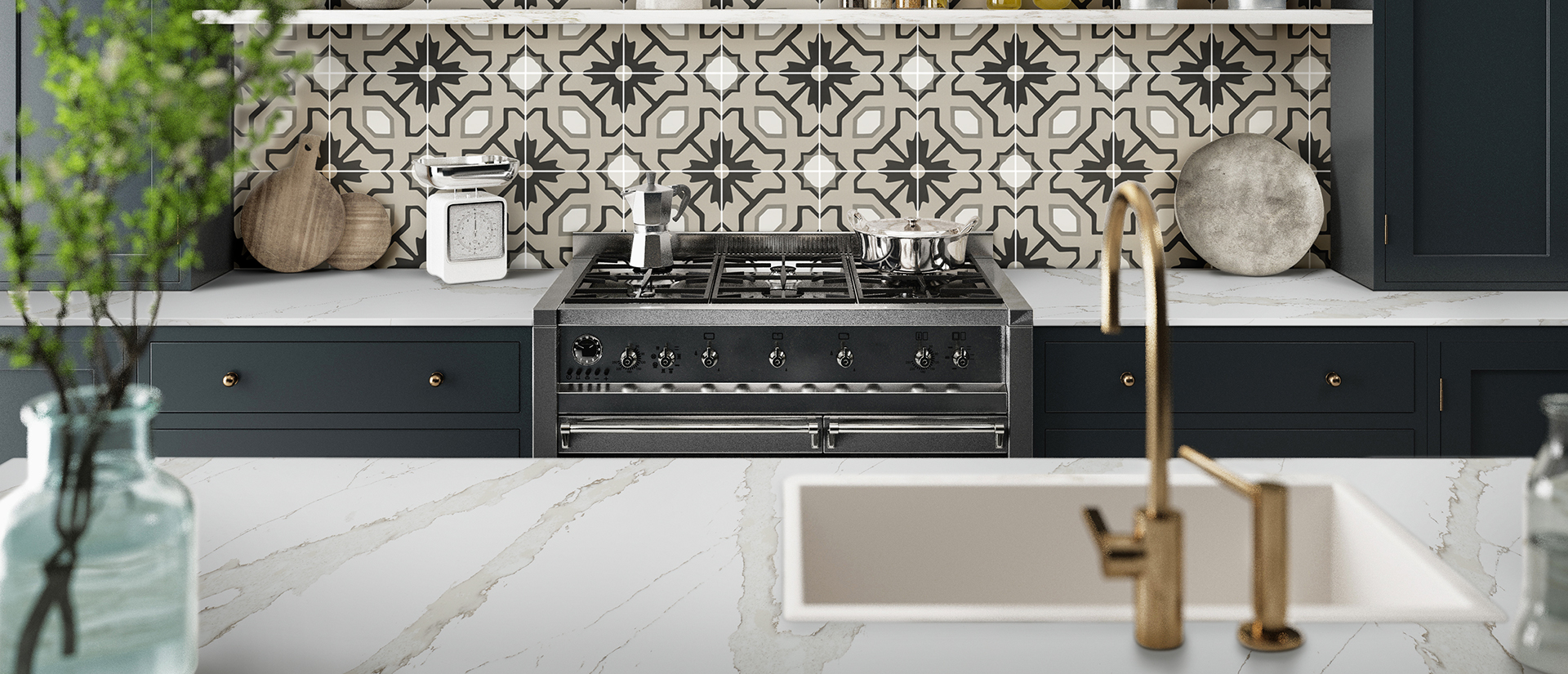 Calacatta Doria Quartz scene 4