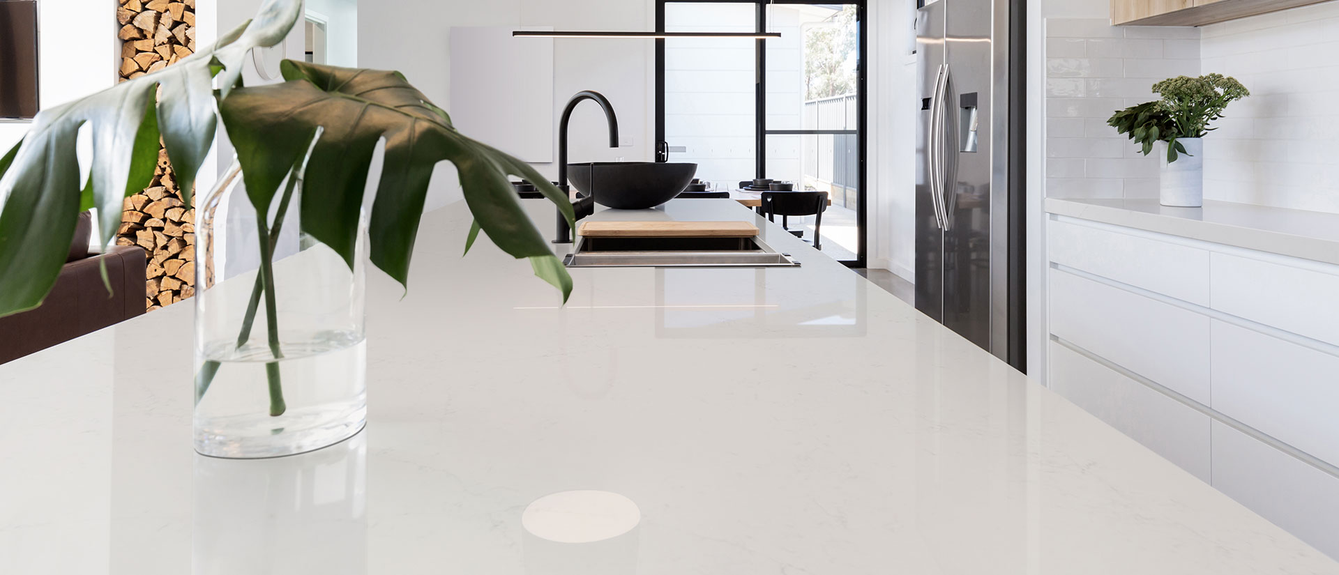 Calacatta Botanica Quartz scene 4