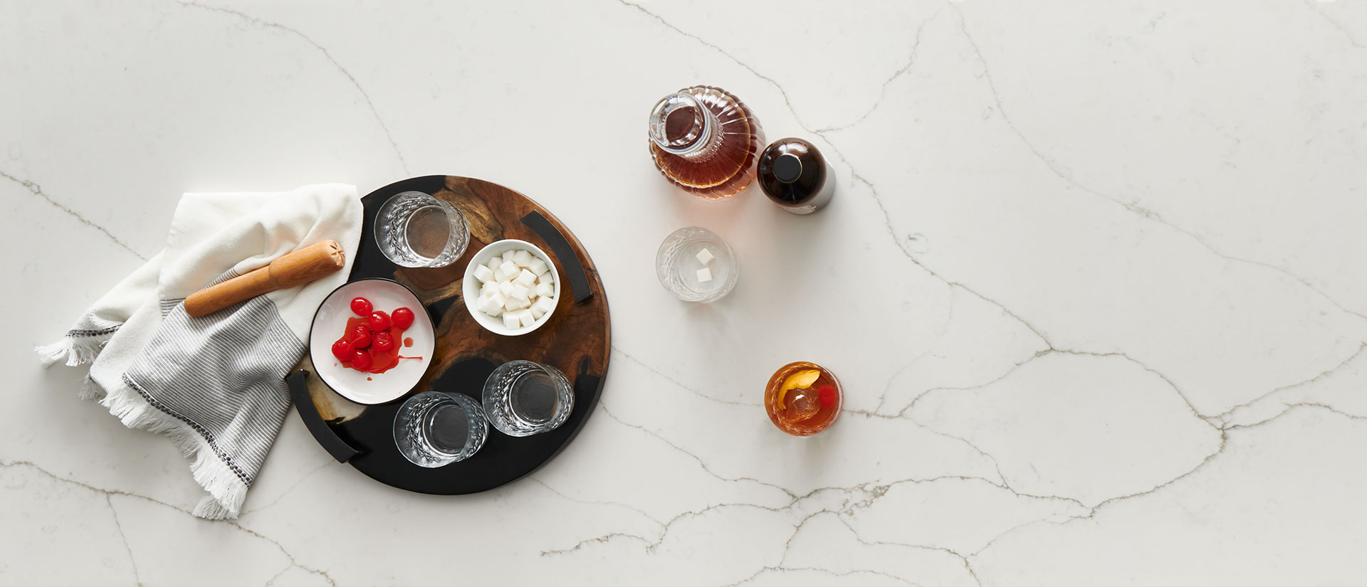 Calacatta Prado Quartz scene 4