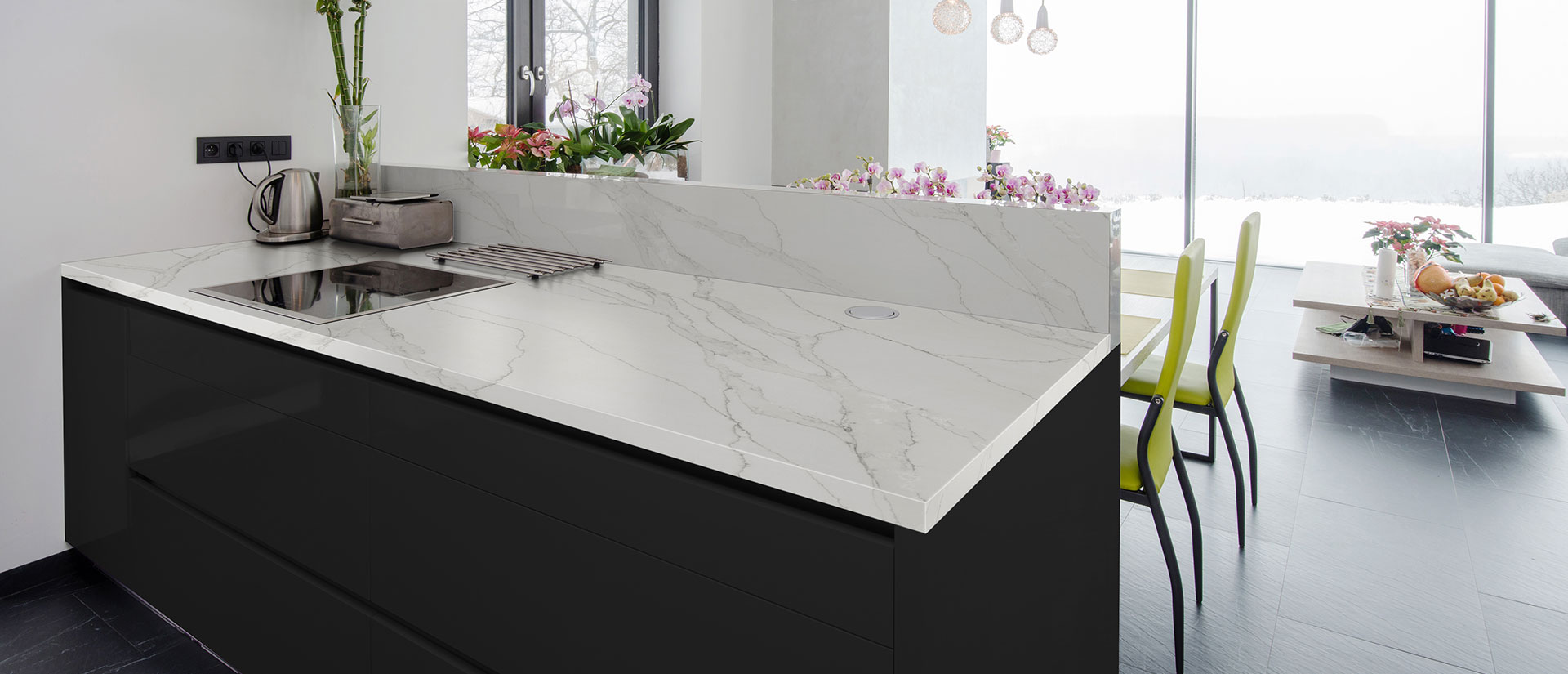 Calacatta Izaro Quartz scene 3