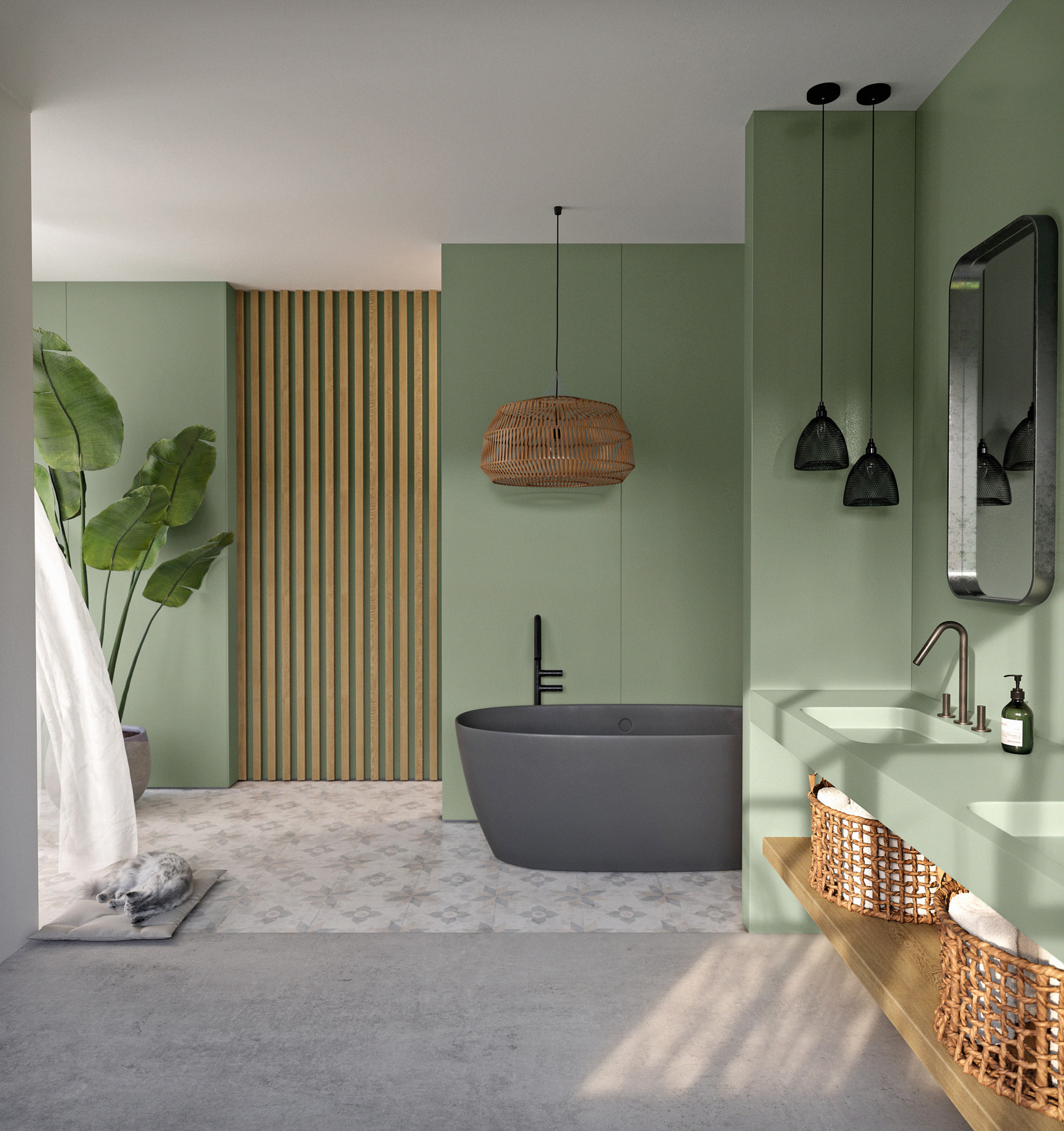 Posidonia Green Quartz scene 4