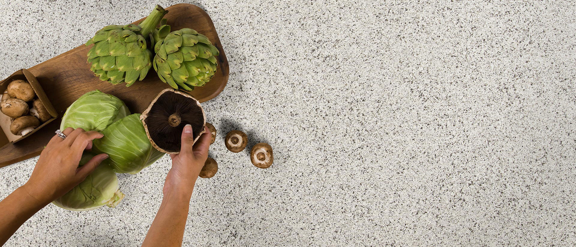 Peppercorn White Quartz scene 4