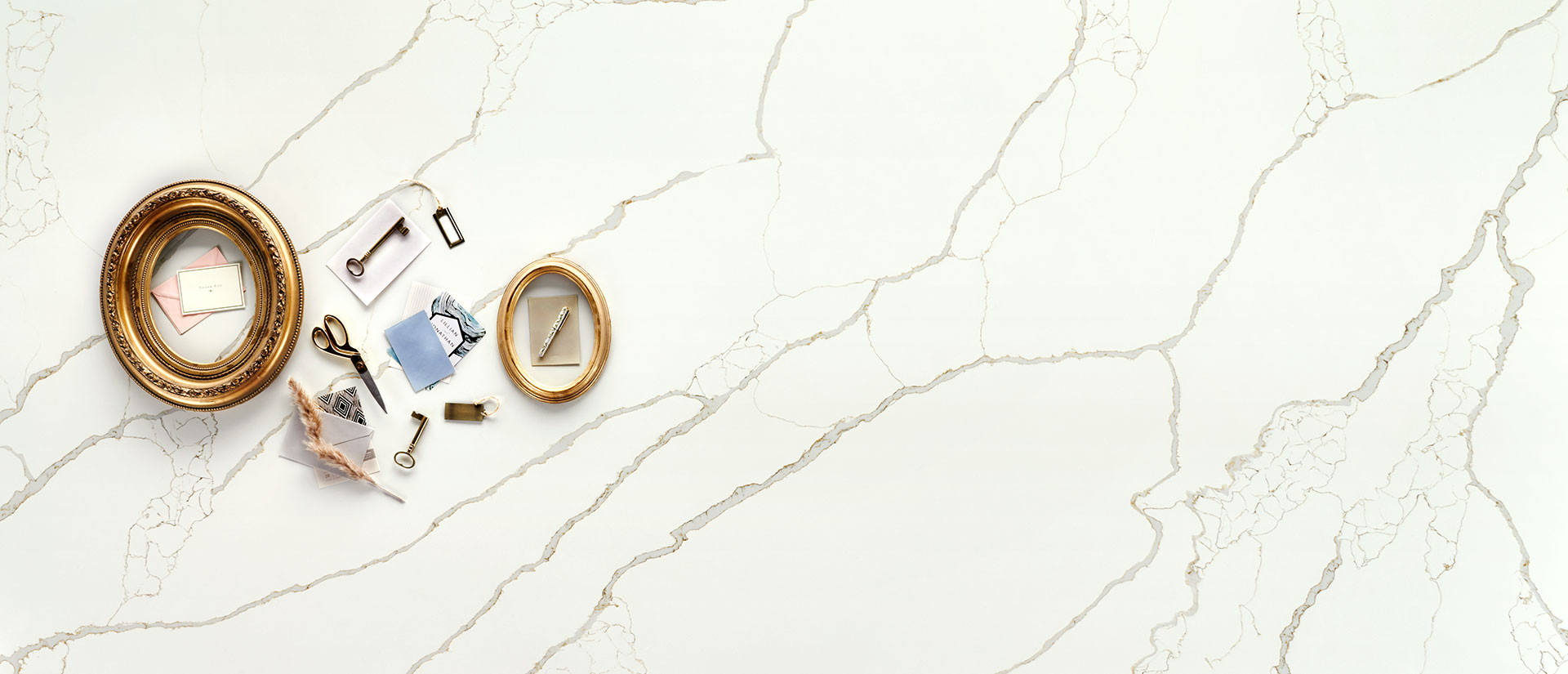 New Calacatta Laza Gold Quartz scene 4
