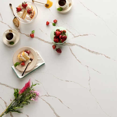 Calacatta Laza Oro Quartz scene 1