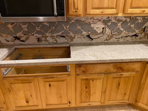 Kitchen remodeling project