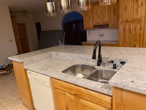Kitchen remodeling project