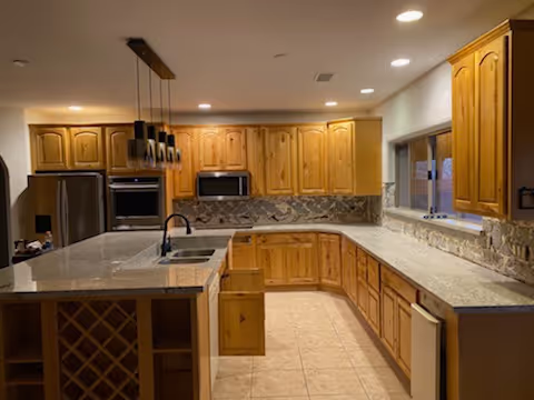 Kitchen remodeling project