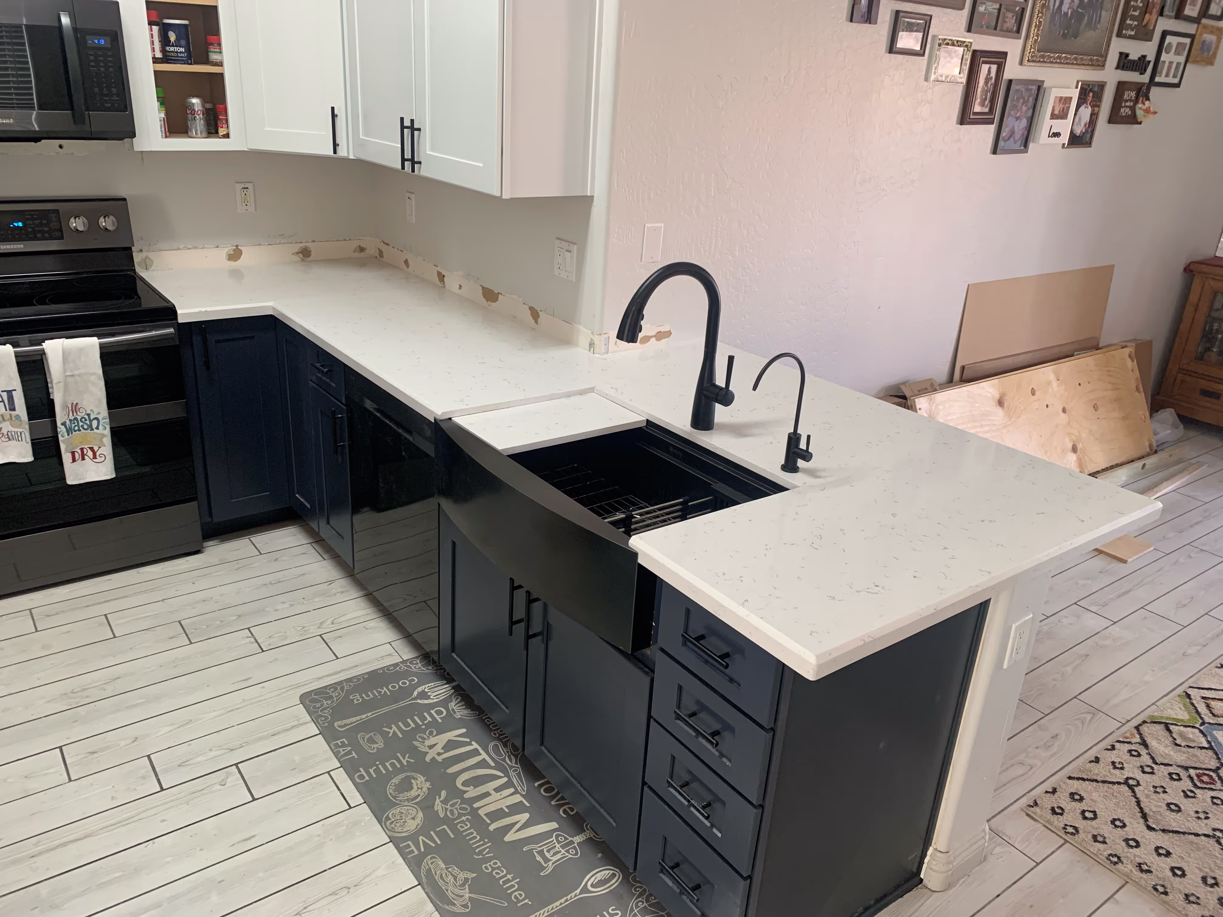 Kitchen remodeling project