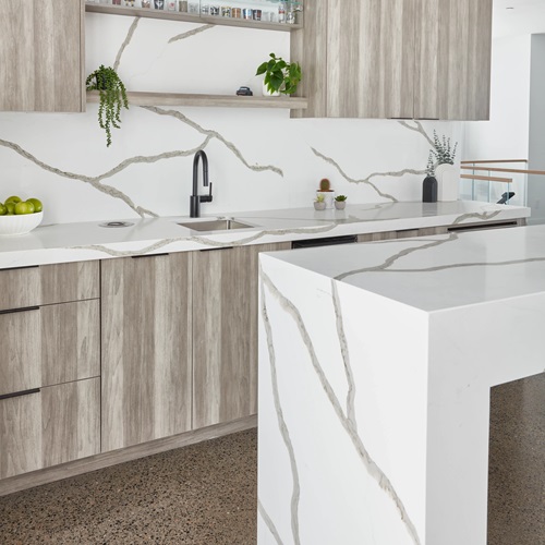 Bianco Levanto Quartz scene 1