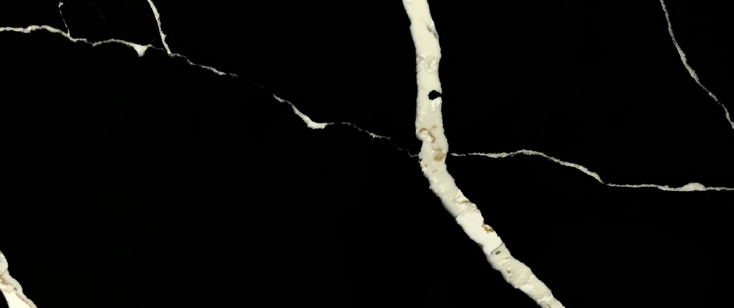 Calacatta Blanche Noir Quartz scene 2