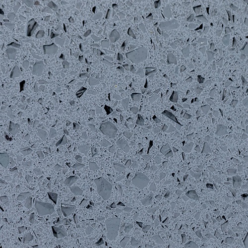 Sparkling Gray Quartz slab