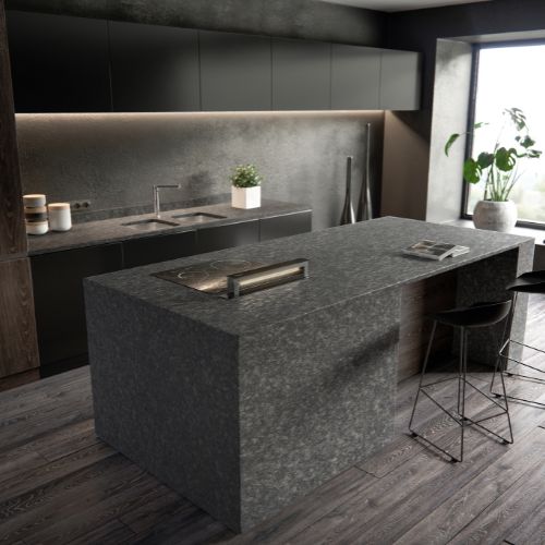 Graphite Grey Granite scene 5