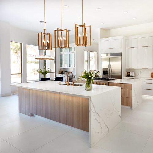 Calacatta Capella Quartz scene 1