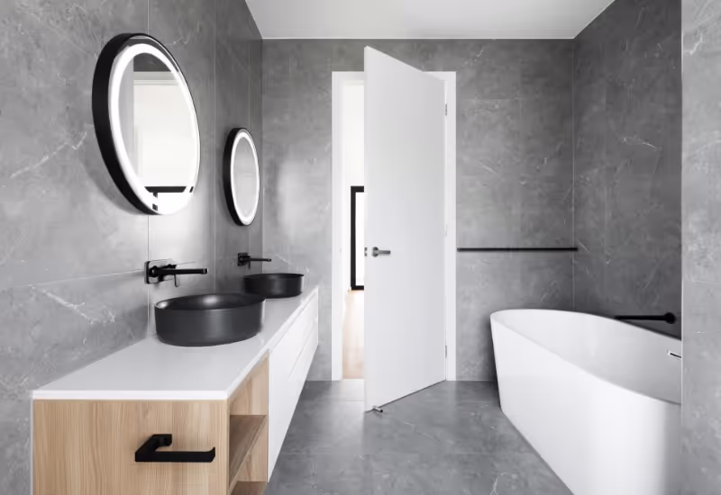 Bathroom remodeling project